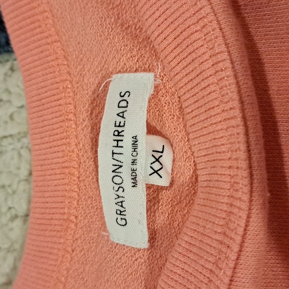 Grayson Threads Pink Crew Neck Sweater - Picture 3 of 15